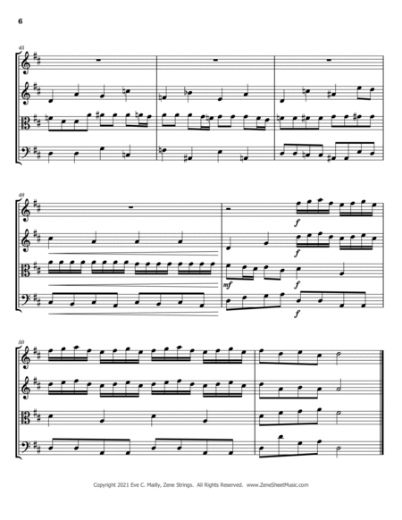 Concerto in D, RV 93 - ALL MOVEMENTS - Vivaldi - arranged for String Quartet image number null