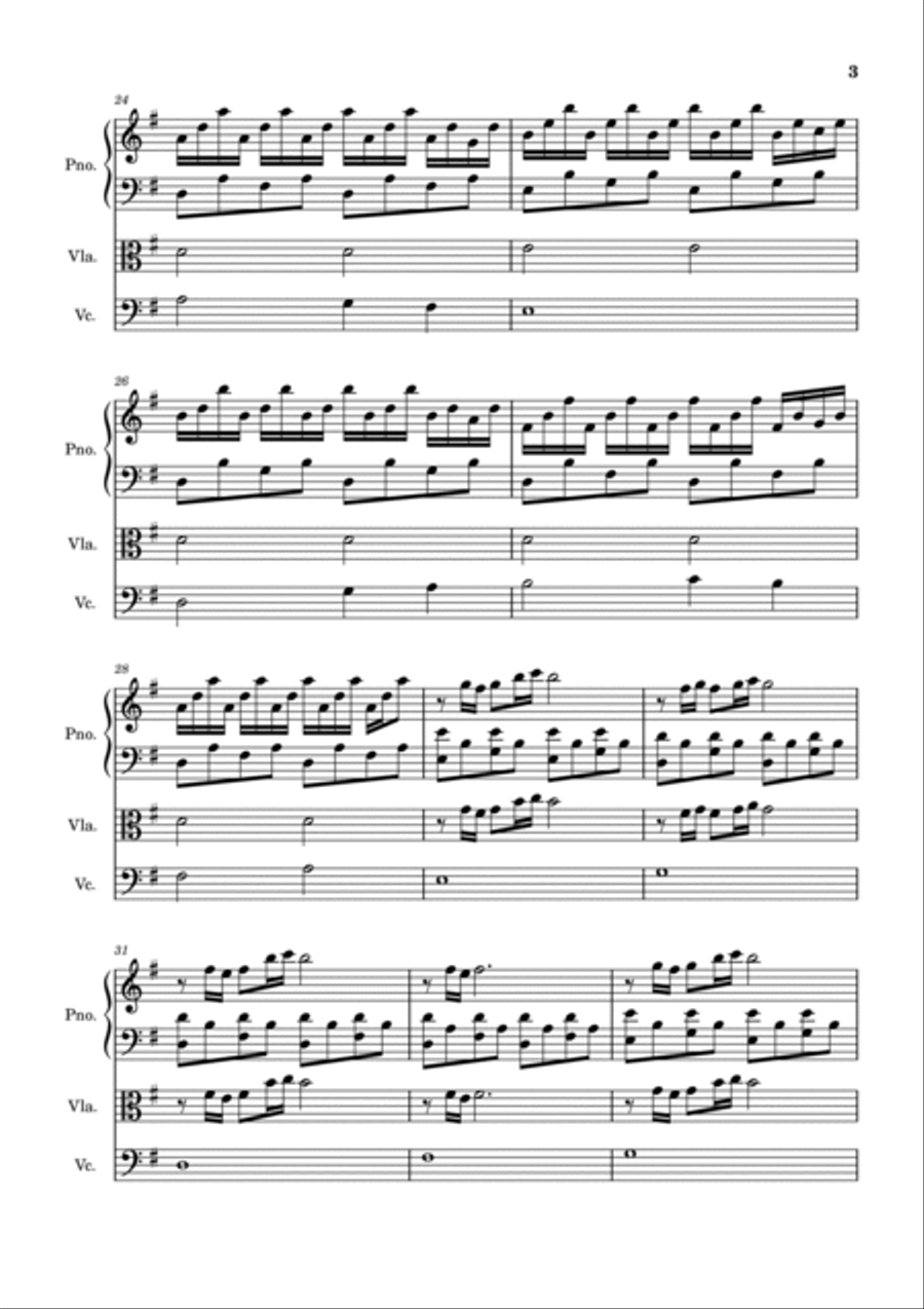 Comptine D'un Autre Été: L'après-Midi String Duet scores gallery preview page 3