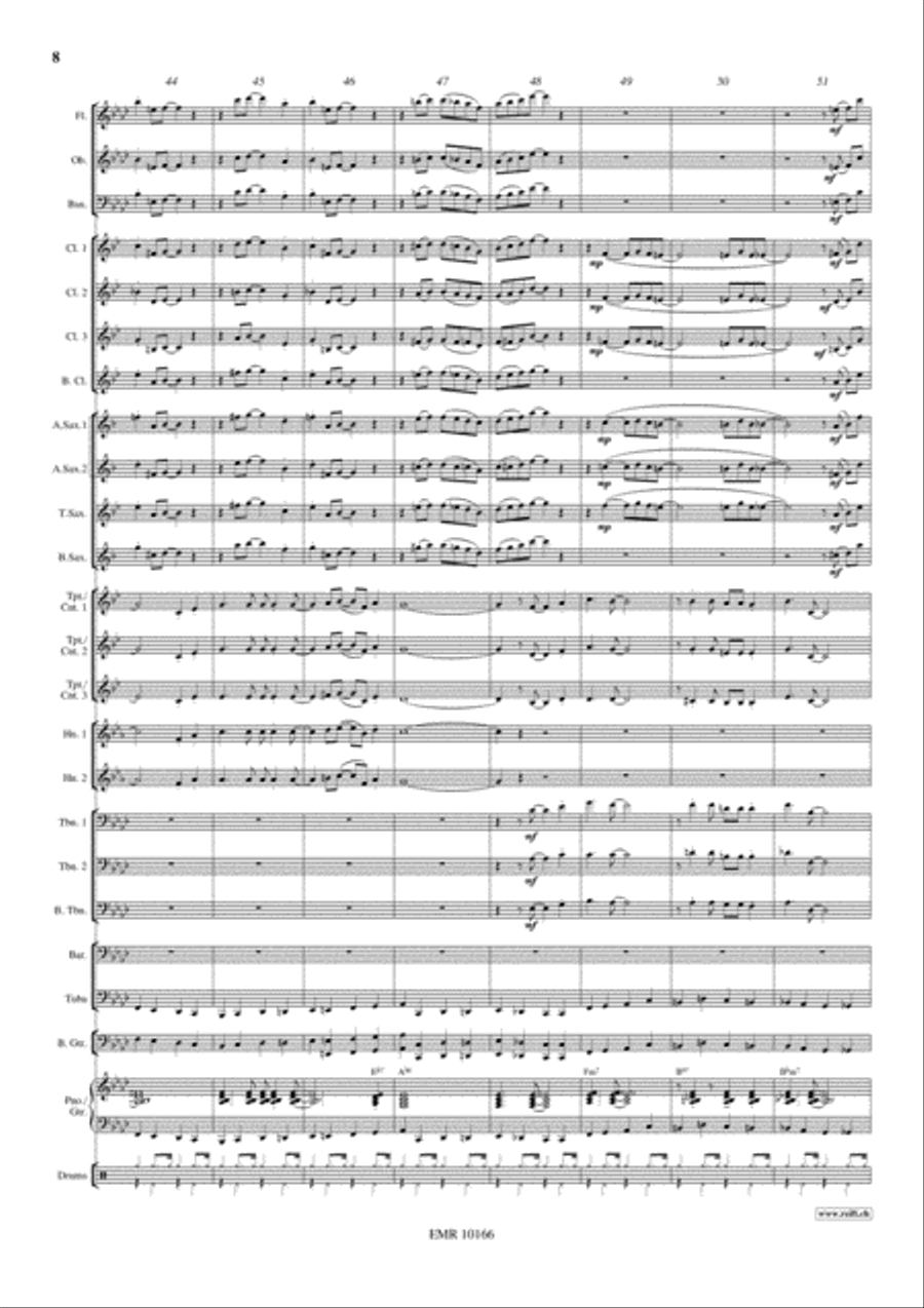 Mack The Knife Concert Band scores gallery preview page 9