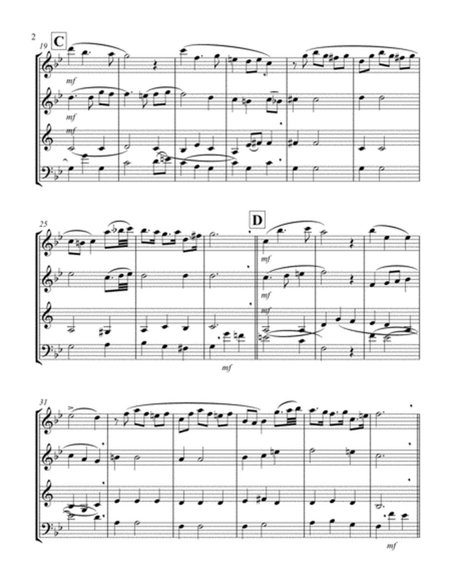 Bist Du Bei Mir (Bb) (Woodwind Quartet - 1 Flute, 1 Oboe, 1 Clar, 1 Bassoon) image number null