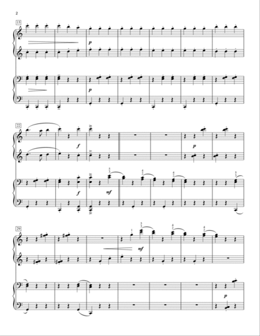 Chopsticks (arr. Phillip Keveren) by Phillip Keveren Piano Duet