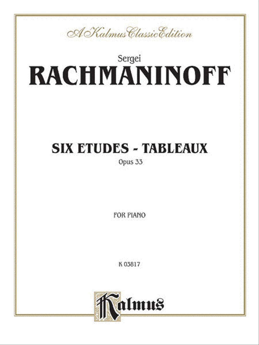 Etudes Tableaux, Op. 33 Piano Method scores gallery preview page 1