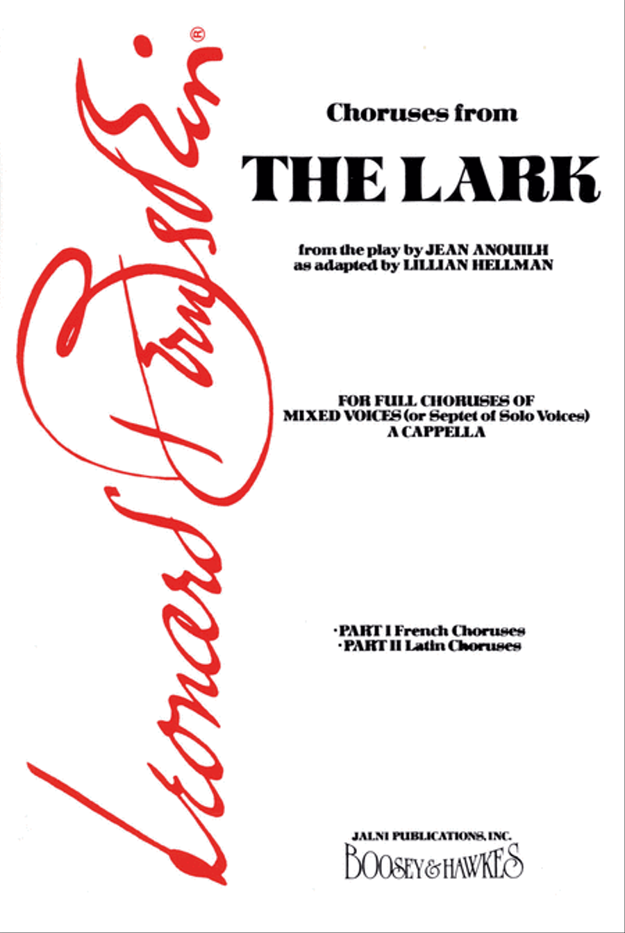 The Lark A Cappella scores gallery preview page 1
