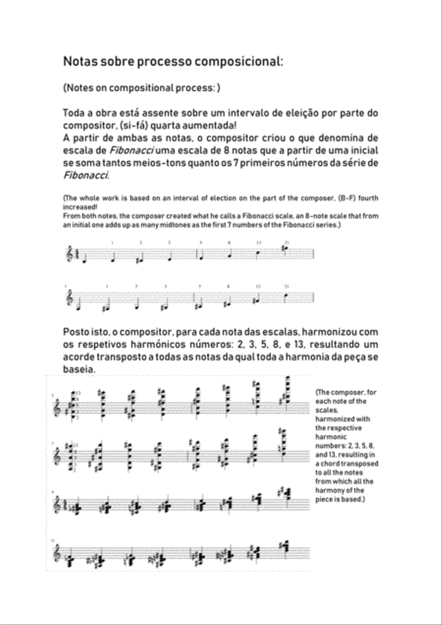 O Tempo que passa sem dar contas de que passou Vibraphone scores gallery preview page 5