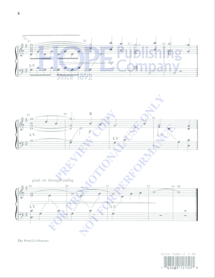 Thy Word 5-Octaves scores gallery preview page 8