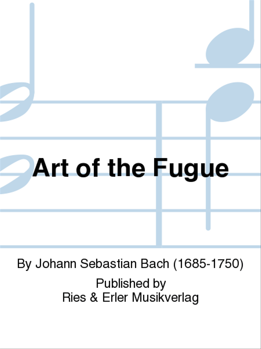 Art of the Fugue Chamber Music scores gallery preview page 1