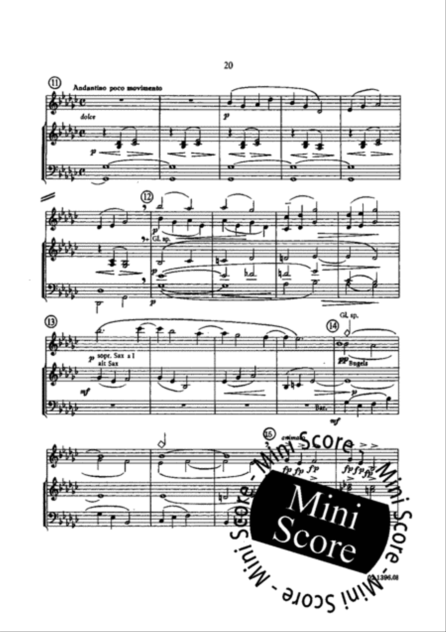 Impressions Rhapsodiques Concert Band scores gallery preview page 23