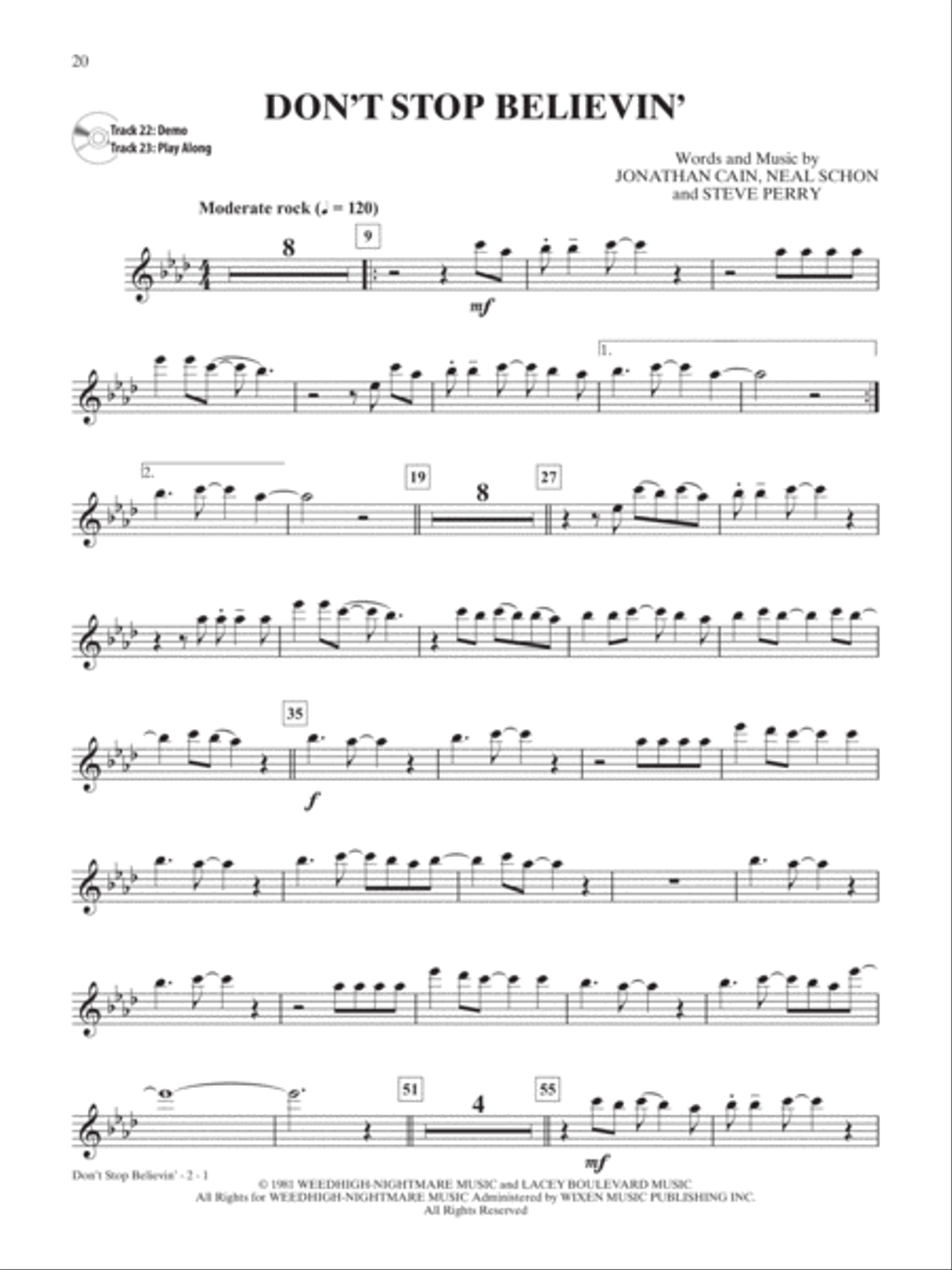 Classic Rock Instrumental Solos Flute Solo scores gallery preview page 3