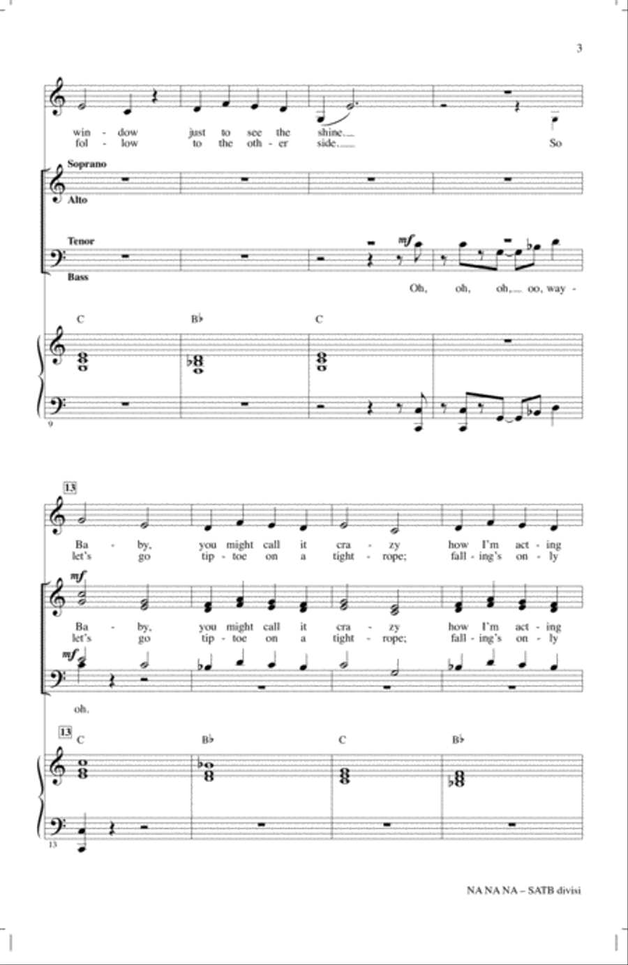 Na Na Na 4-Part scores gallery preview page 2