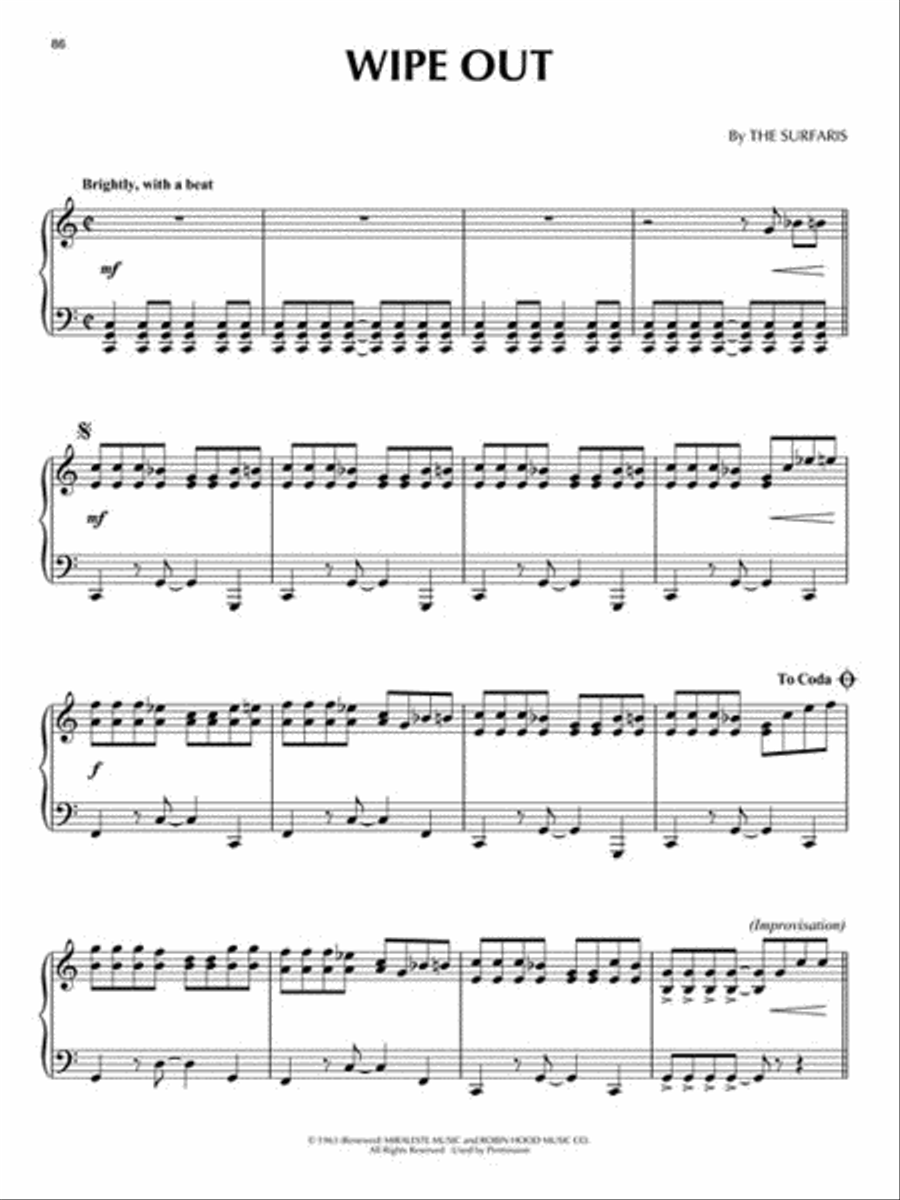 Great Instrumentals Piano Solo scores gallery preview page 6
