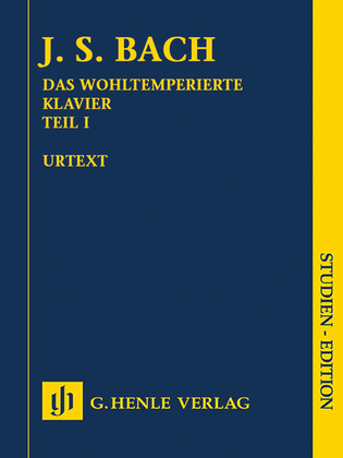Book cover for Johann Sebastian Bach – The Well-Tempered Clavier, Part I BWV 846-869