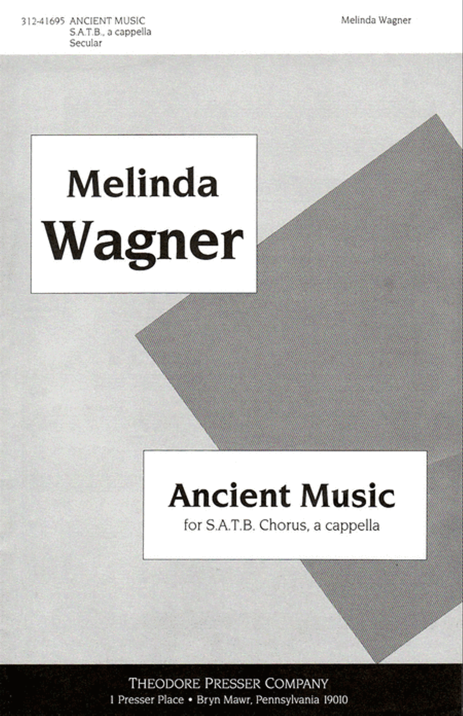Ancient Music 4-Part scores gallery preview page 1