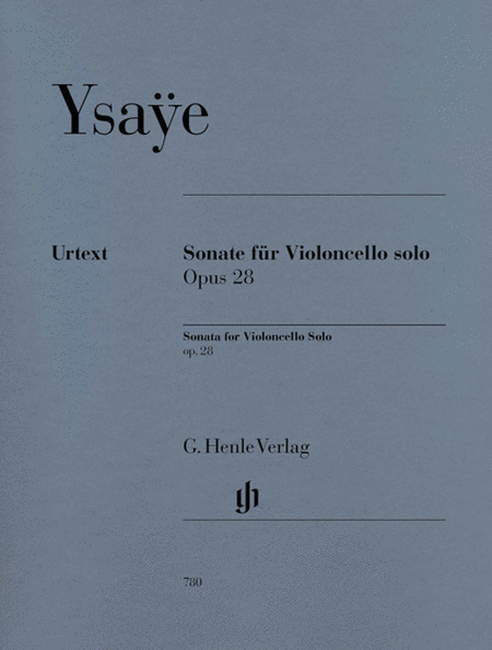 Sonata, Op. 28  for Violoncello solo