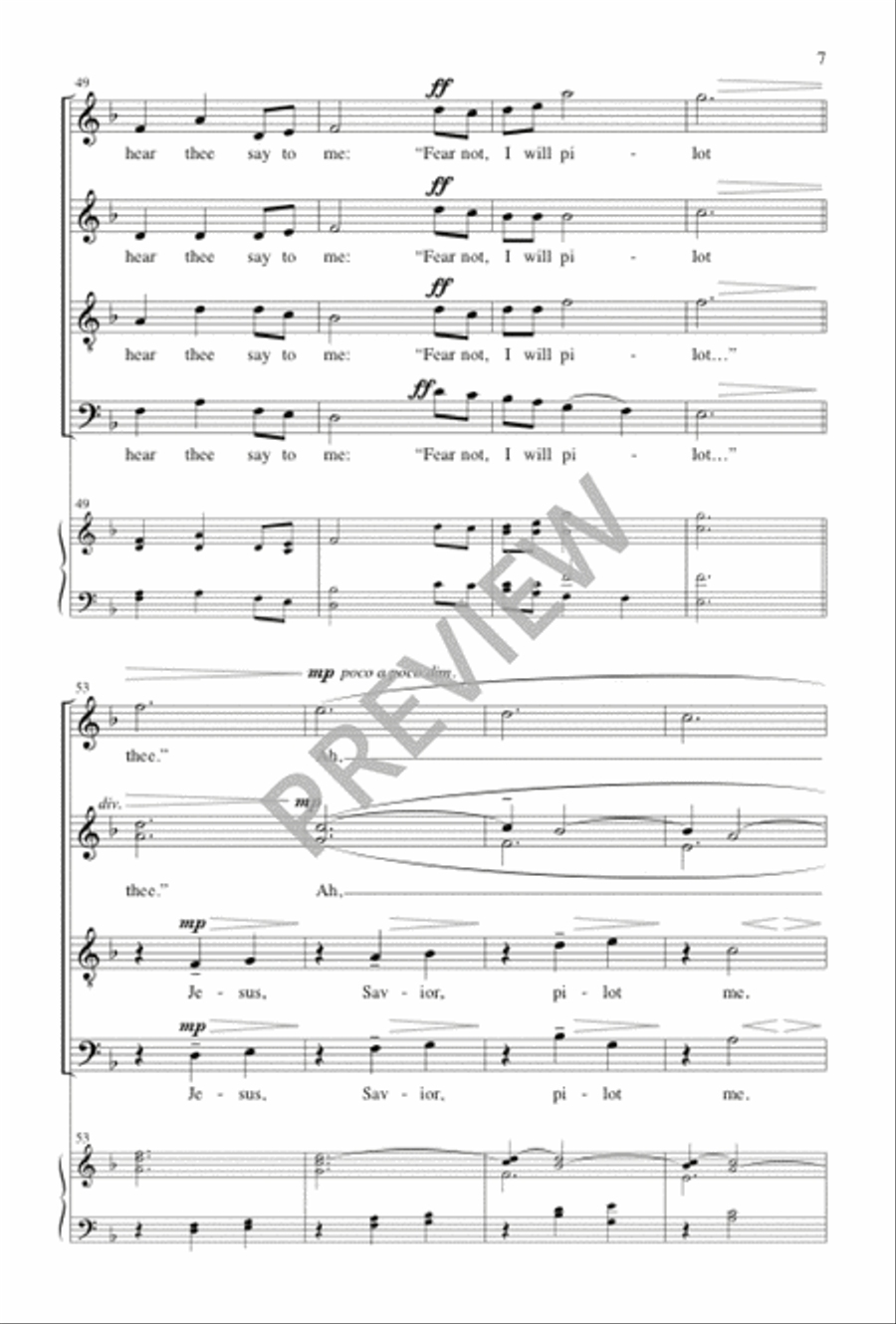 Hush the Ocean Wild 4-Part scores gallery preview page 7