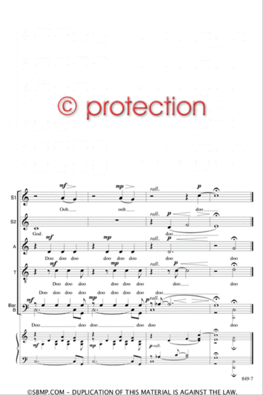 Shall We Gather at the River - SSATBB Octavo A Cappella scores gallery preview page 7