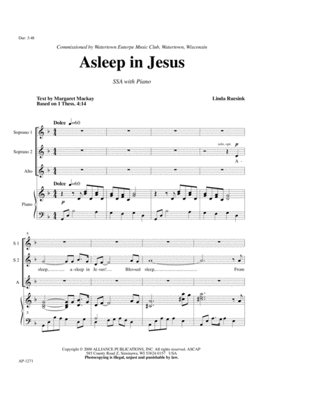 Asleep in Jesus image number null