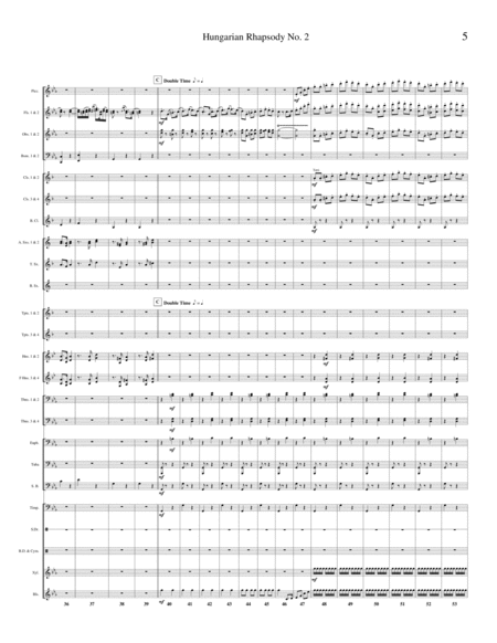 Hungarian Rhapsody No. 2 Transcribed for Concert Band image number null