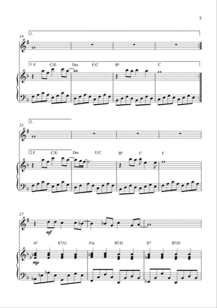 Tears In Heaven Tenor Saxophone scores gallery preview page 3