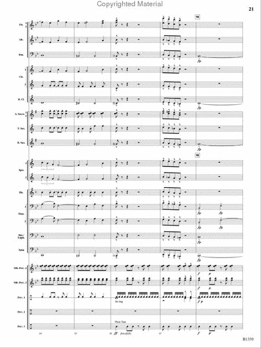 The Impossible Machine Concert Band scores gallery preview page 20