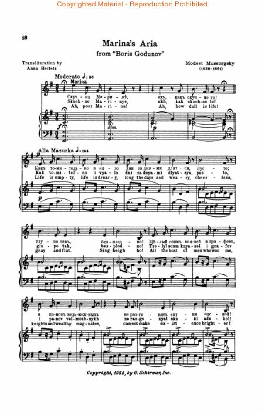 Operatic Anthology, Volume 2 - Mezzo-Soprano Mezzo-Soprano Voice scores gallery preview page 3