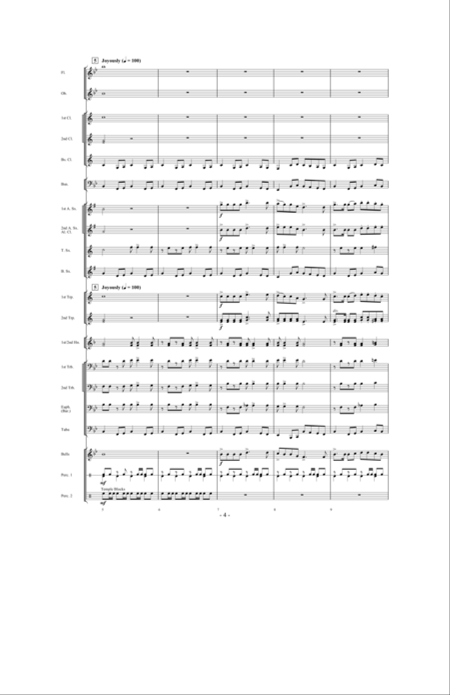 Camp Meetin' Concert Band scores gallery preview page 3
