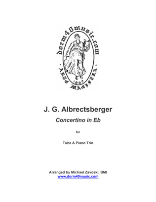 Concertino in Eb for Tuba & Piano Trio