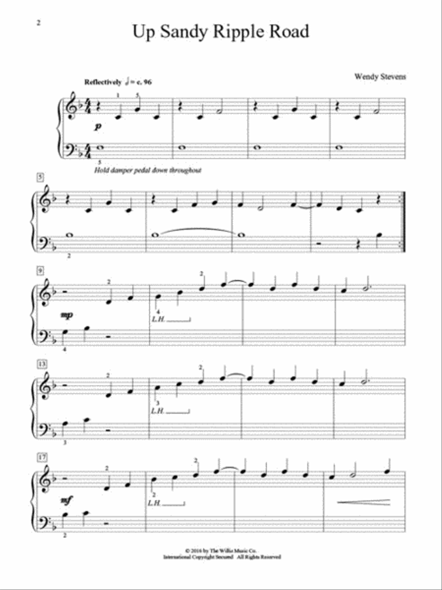 Up Sandy Ripple Road Up Sandy Ripple Road Easy Piano scores gallery preview page 2