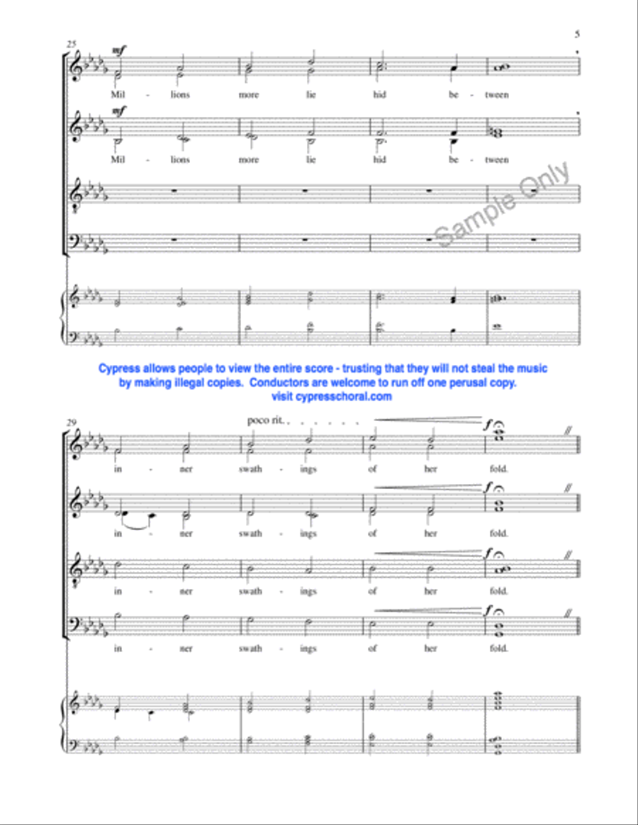 Earth Grown Old Earth Grown Old 4-Part scores gallery preview page 5