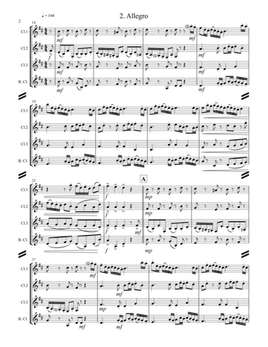 Marcello - Sonata in G minor (for Clarinet Quartet) image number null