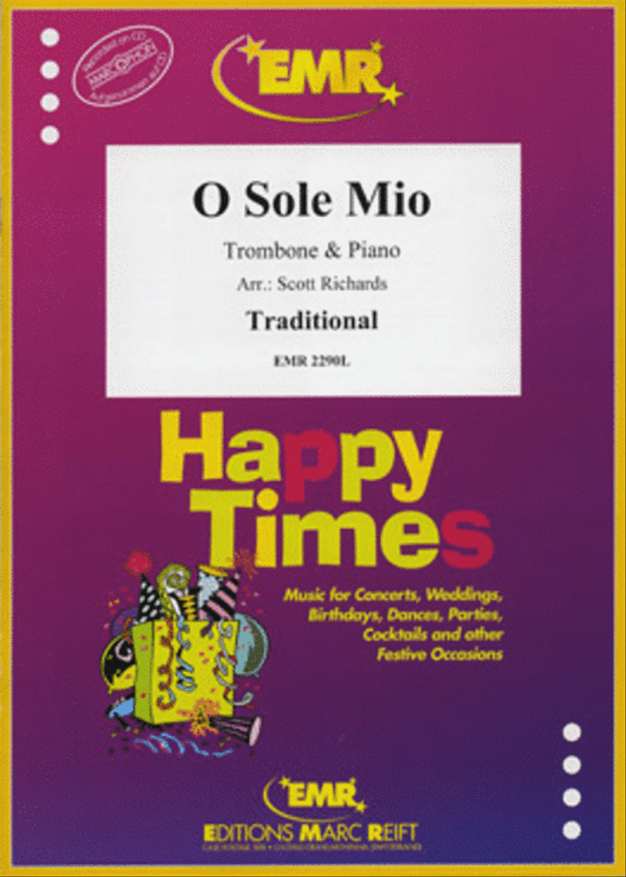 O Sole Mio Piano Accompaniment scores gallery preview page 1