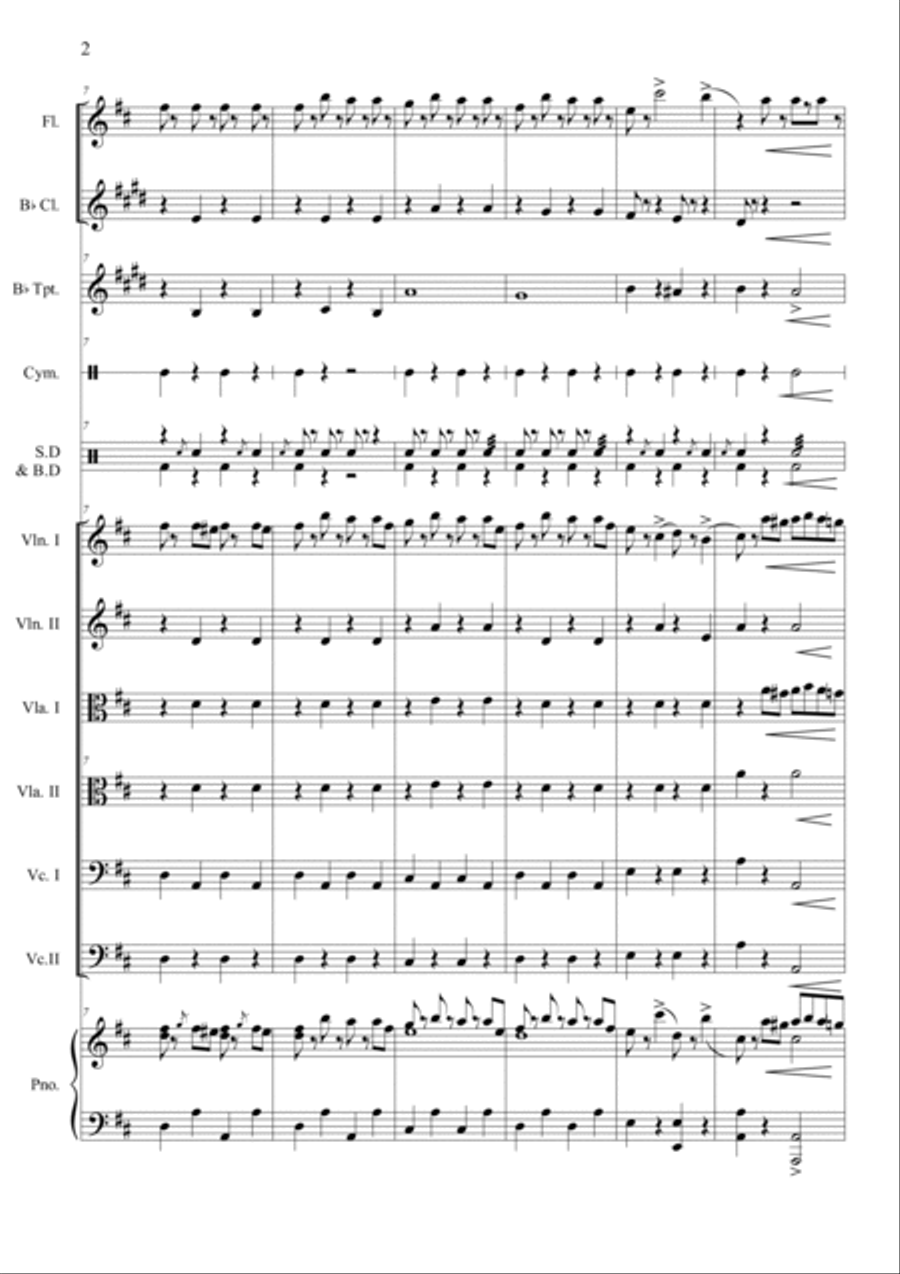 Radetzky Marsch Orchestra scores gallery preview page 2