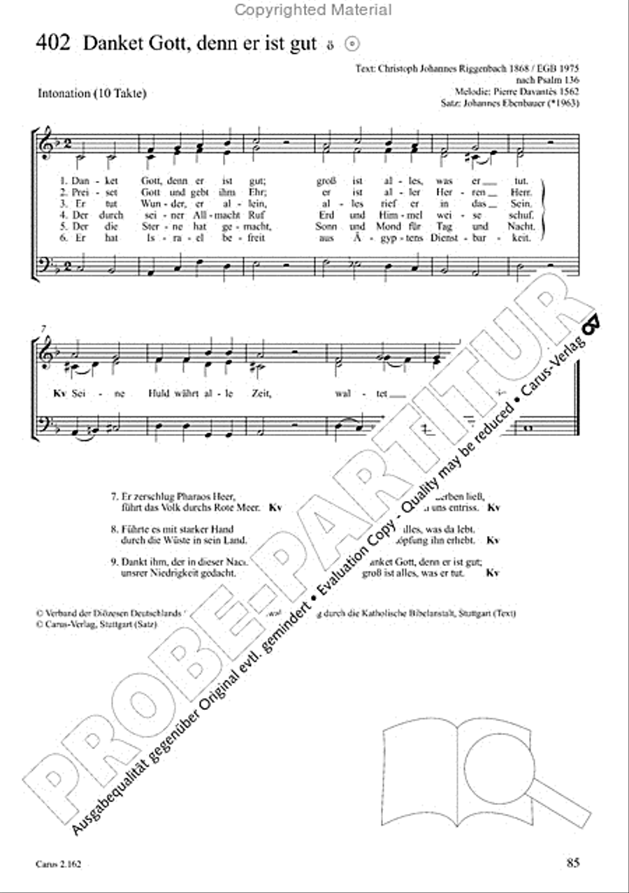 Chorbuch Gotteslob SAM 3-Part scores gallery preview page 86