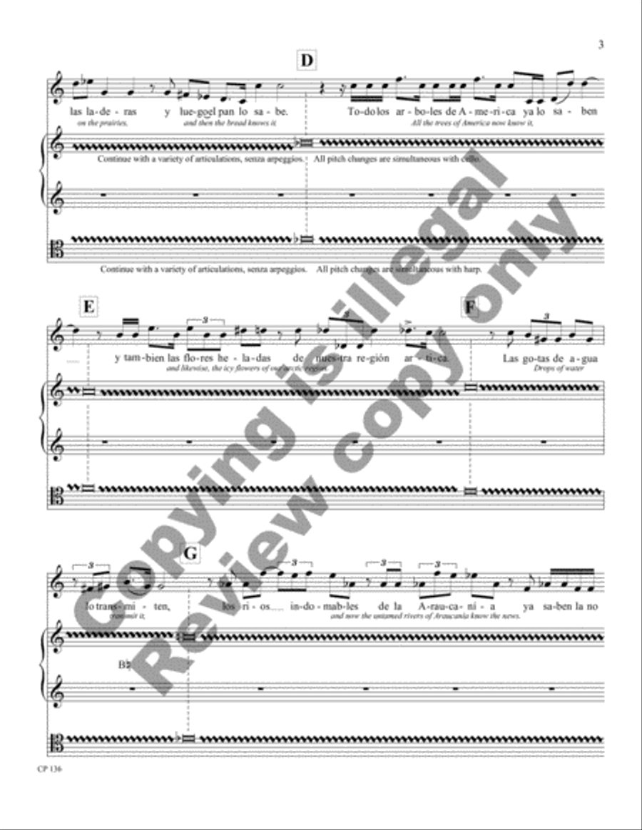 Canto Sobre la Muerte de Silvestre Harp scores gallery preview page 11