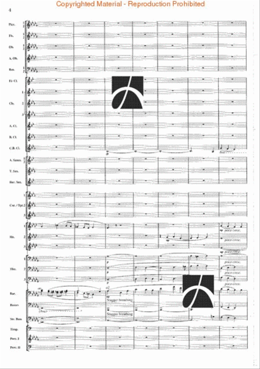 Canterbury Chorale Concert Band scores gallery preview page 4