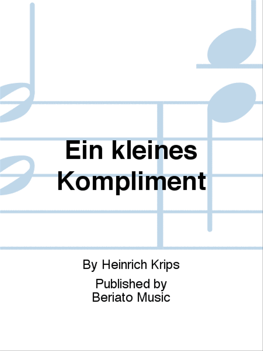 Ein kleines Kompliment Orchestra scores gallery preview page 1