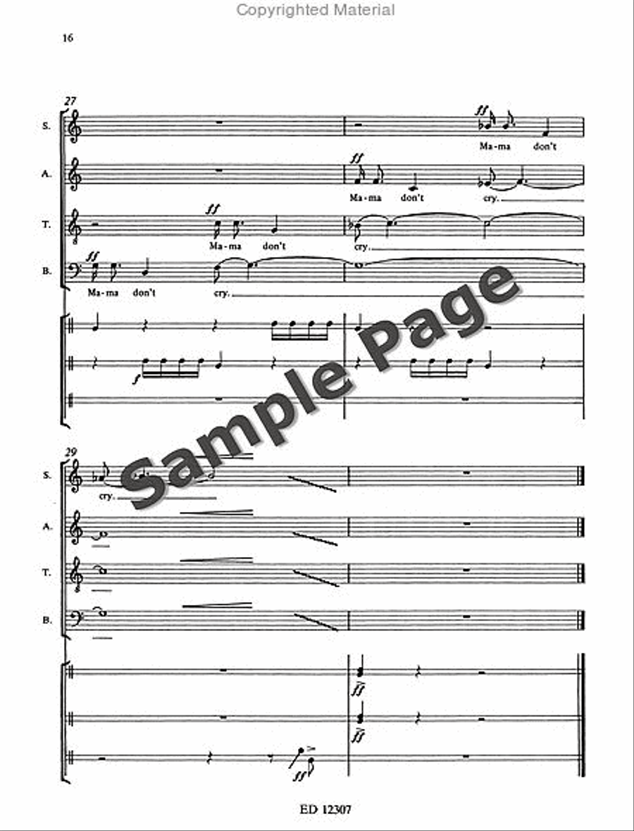I Dream a World I Dream a World 4-Part scores gallery preview page 19