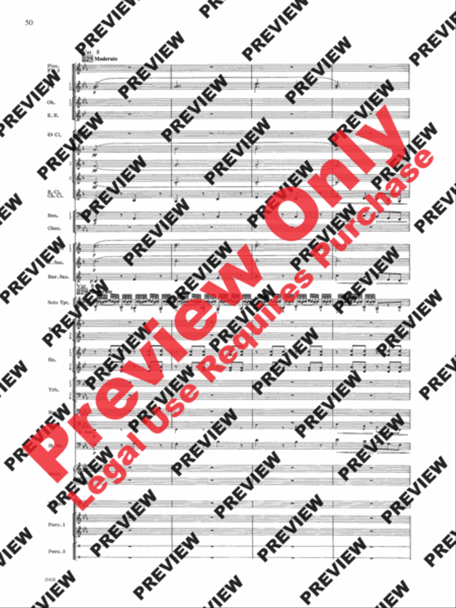Le Carnaval de Venise Concert Band scores gallery preview page 51