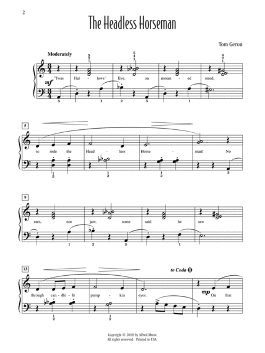 Halloween Sheet Solos Halloween Sheet Solos Small Ensemble scores gallery preview page 6