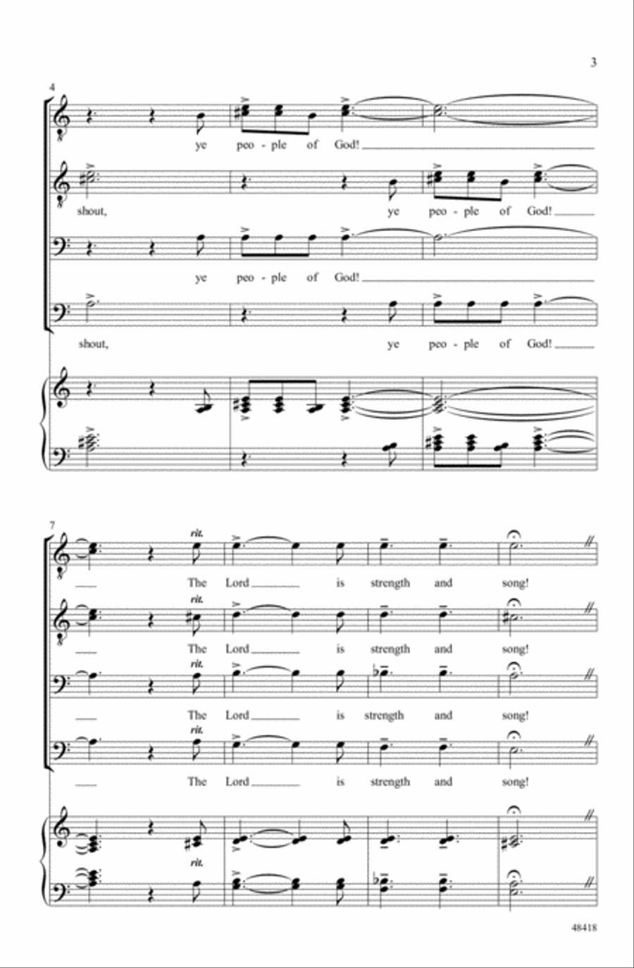 Cry Out and Shout Cry Out and Shout Choir scores gallery preview page 2