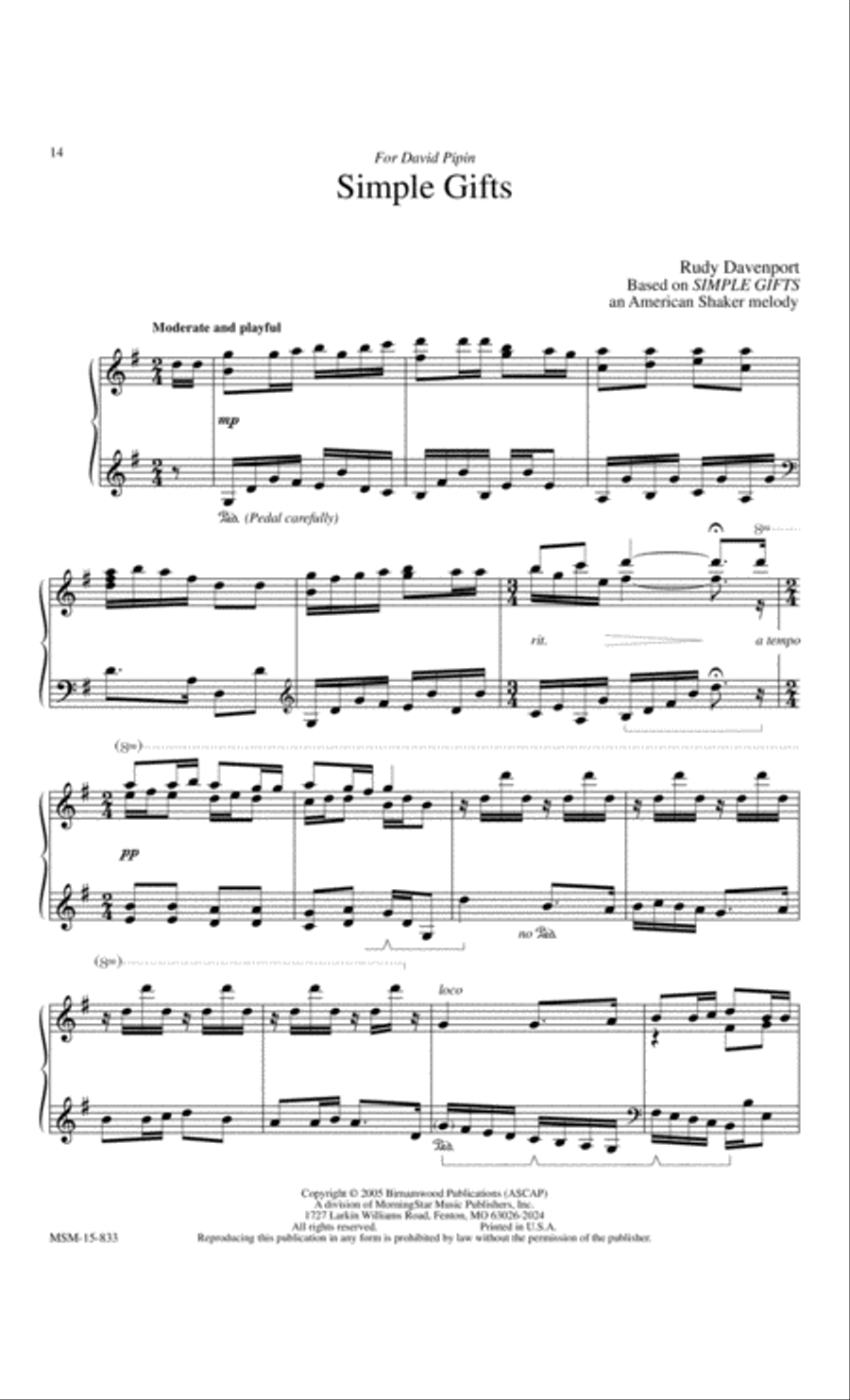Morning Has Broken Morning Has Broken Easy Piano scores gallery preview page 5