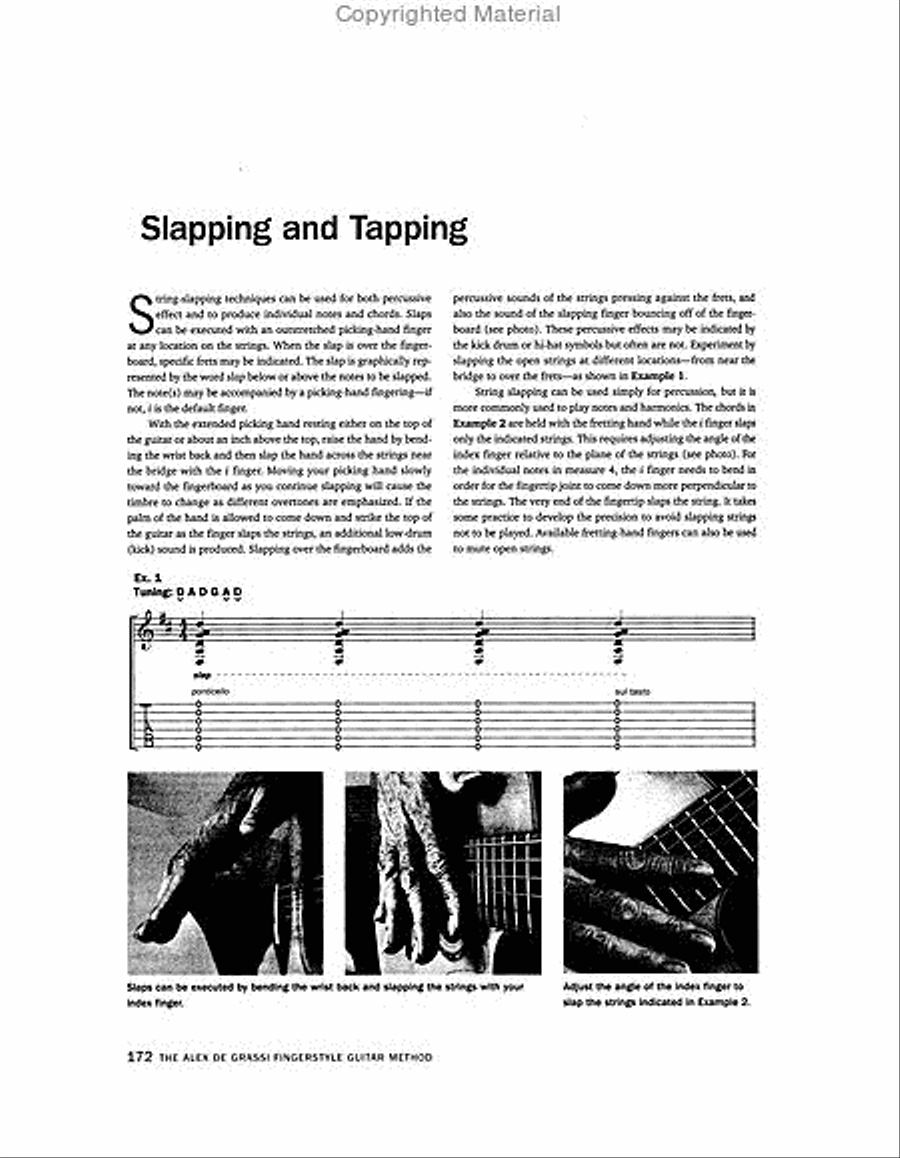 The Alex De Grassi Fingerstyle Guitar Method Acoustic Guitar scores gallery preview page 5