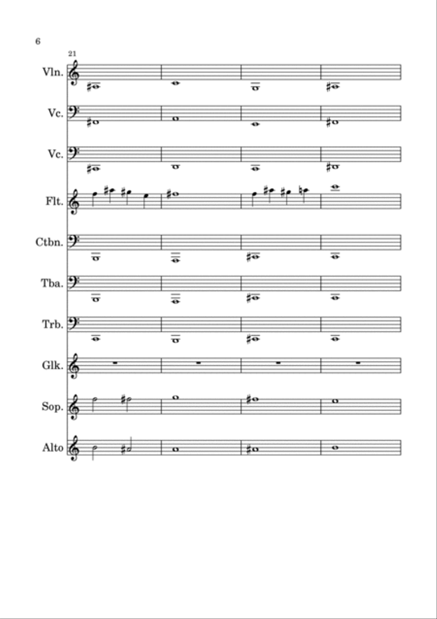 Missing Voyager for Concert Band Concert Band scores gallery preview page 6