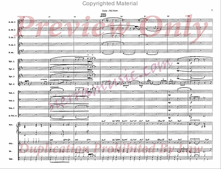 Emily Emily Big Band scores gallery preview page 4