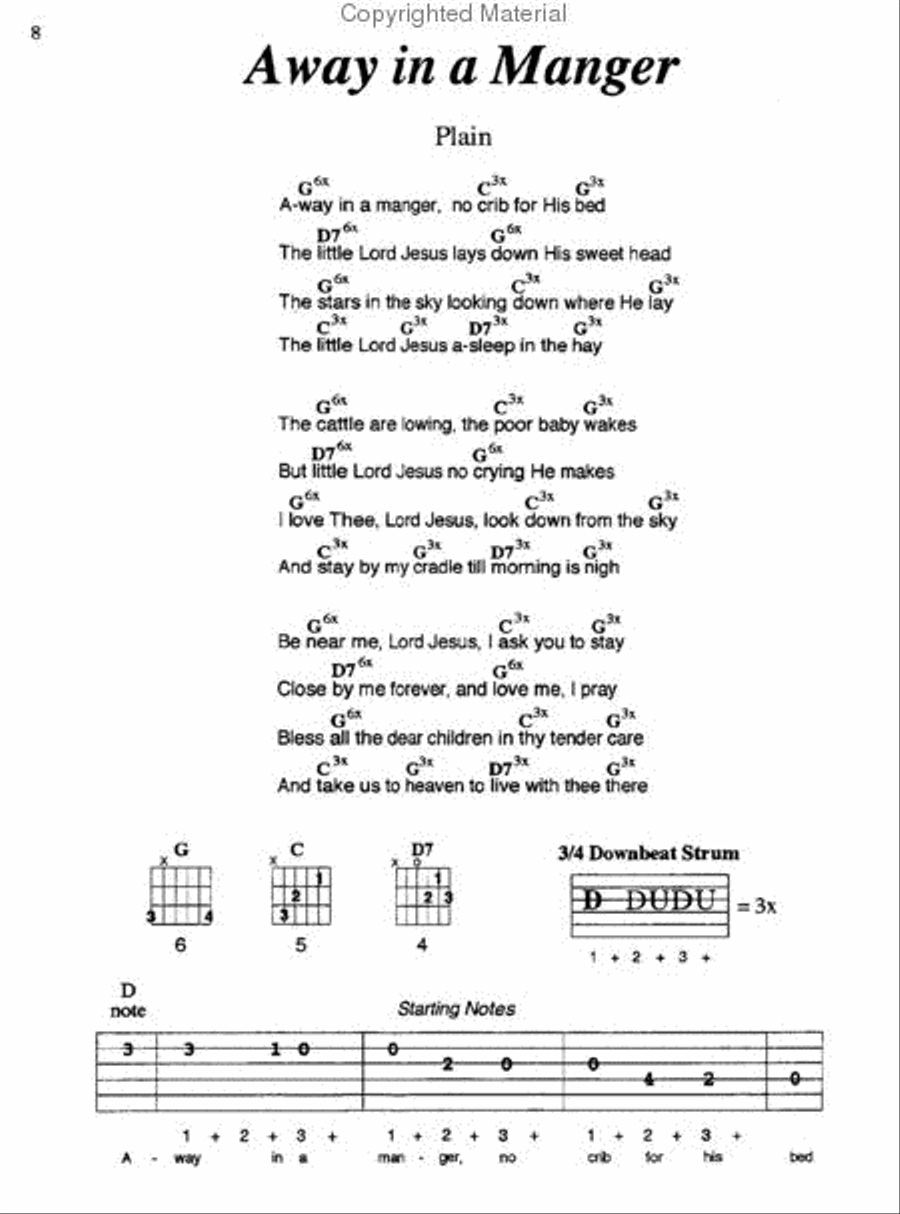 <br>Sheet music extract
