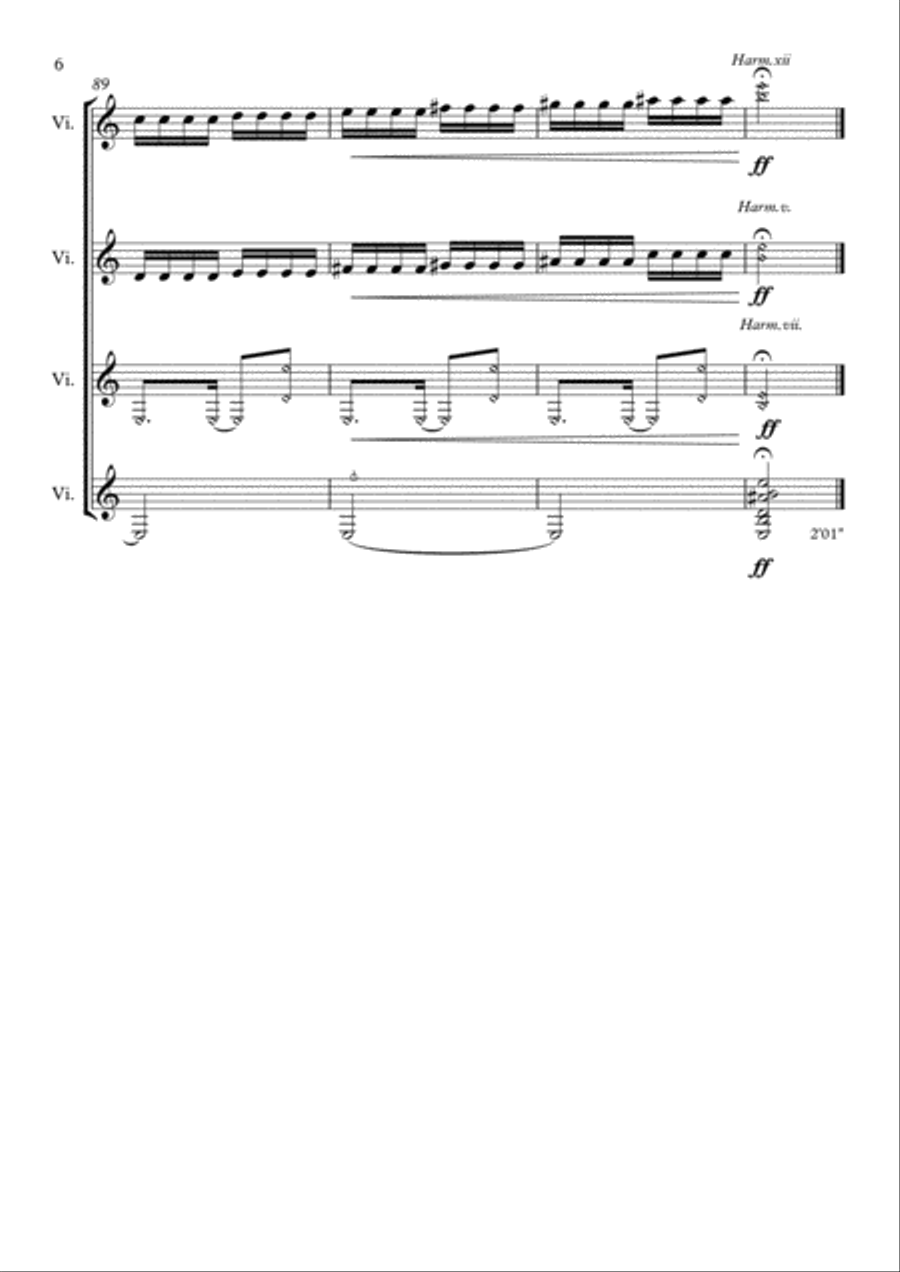 Suite Brasileira- Guitar quartet Large Ensemble scores gallery preview page 6