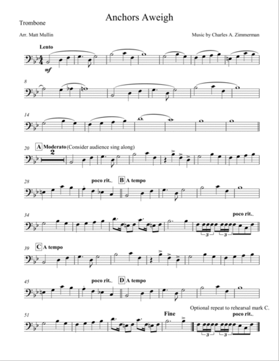 Anchors Aweigh Brass Ensemble scores gallery preview page 2