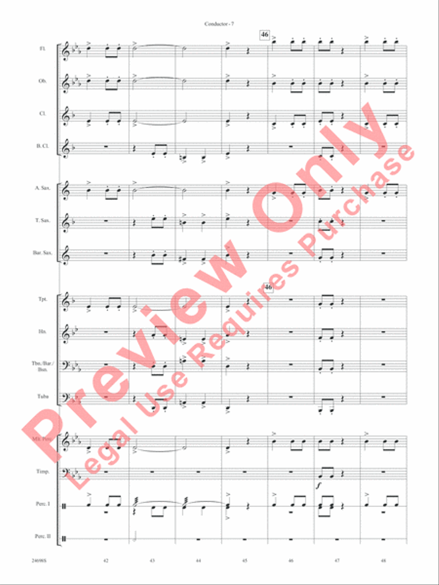 Sousa Times Twosa Sousa Times Twosa Concert Band Methods scores gallery preview page 10