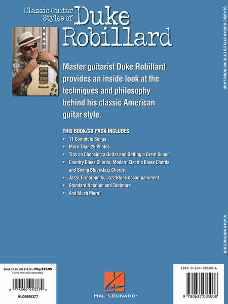 Classic Guitar Styles of Duke Robillard image number null