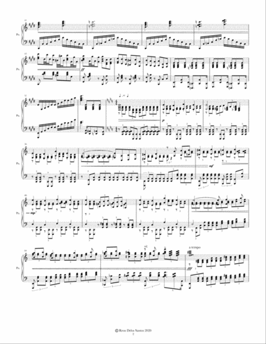 Piano Fantasy No. 2 (Winter) Extended Piano Solo scores gallery preview page 2