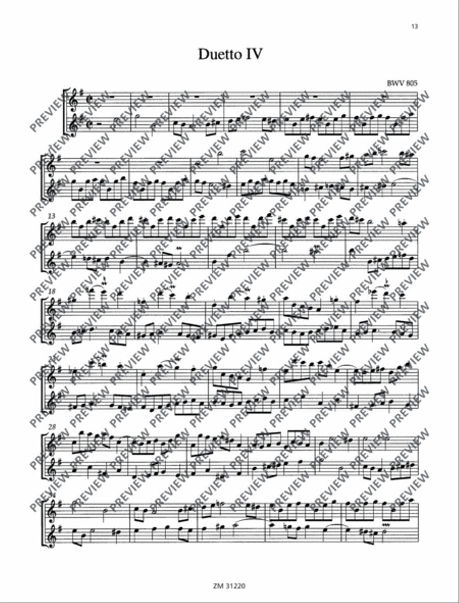 Duets Flute Duet scores gallery preview page 14